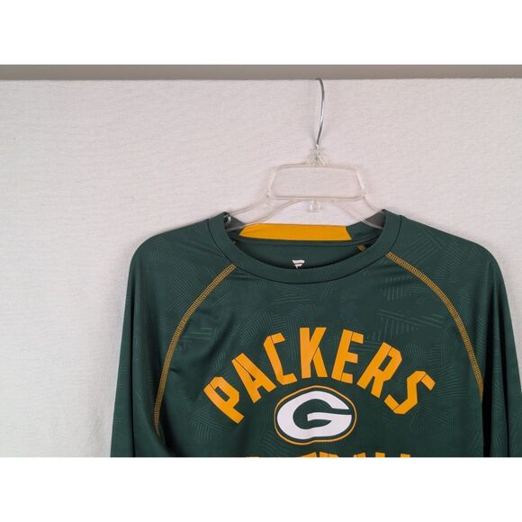 Fanatics Green Bay Packers Dri-Fit Long Sleeve Shirt Men's Size Medium - Picture 4 of 12